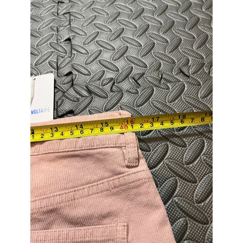 Zadig & Voltaire‎ Clint Velours Rose Pink Trousers Pants Size 40 US Large NWT - Picture 10 of 11